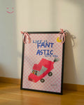 Cornice - NERA CON FIOCCHI ROSA