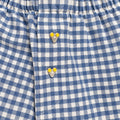 Boxerino vichy blu "topolini”