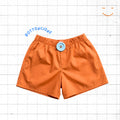 Boxerino in arancione "Bottoncione”