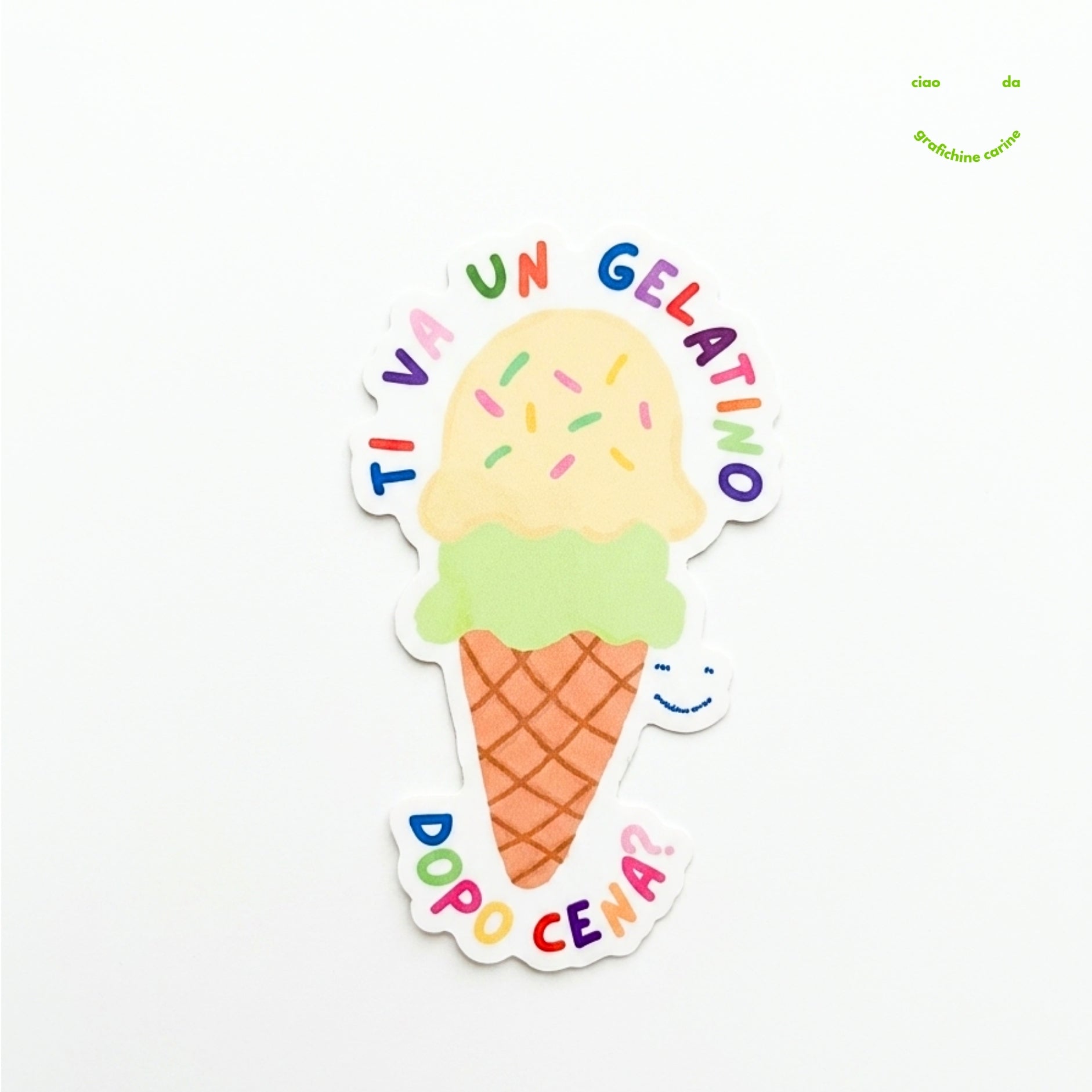 Sticker - Ti va un gelatino dopo cena?