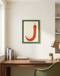 Cornice - VERDE CON MOTIVO NUVOLETTA