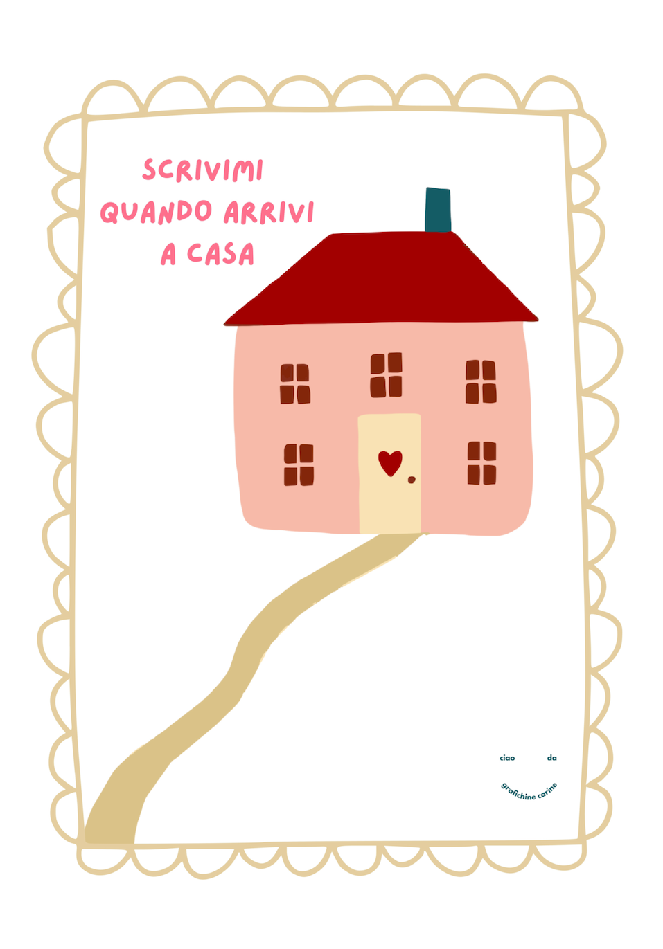 Scrivimi quando arrivi a casa